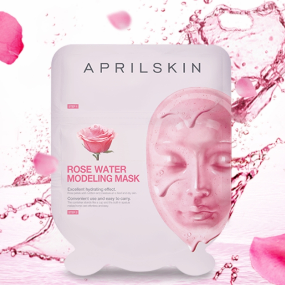 April Skin Rose Water Modeling Mask Korean Beauty Hydrating Facial Treatment
